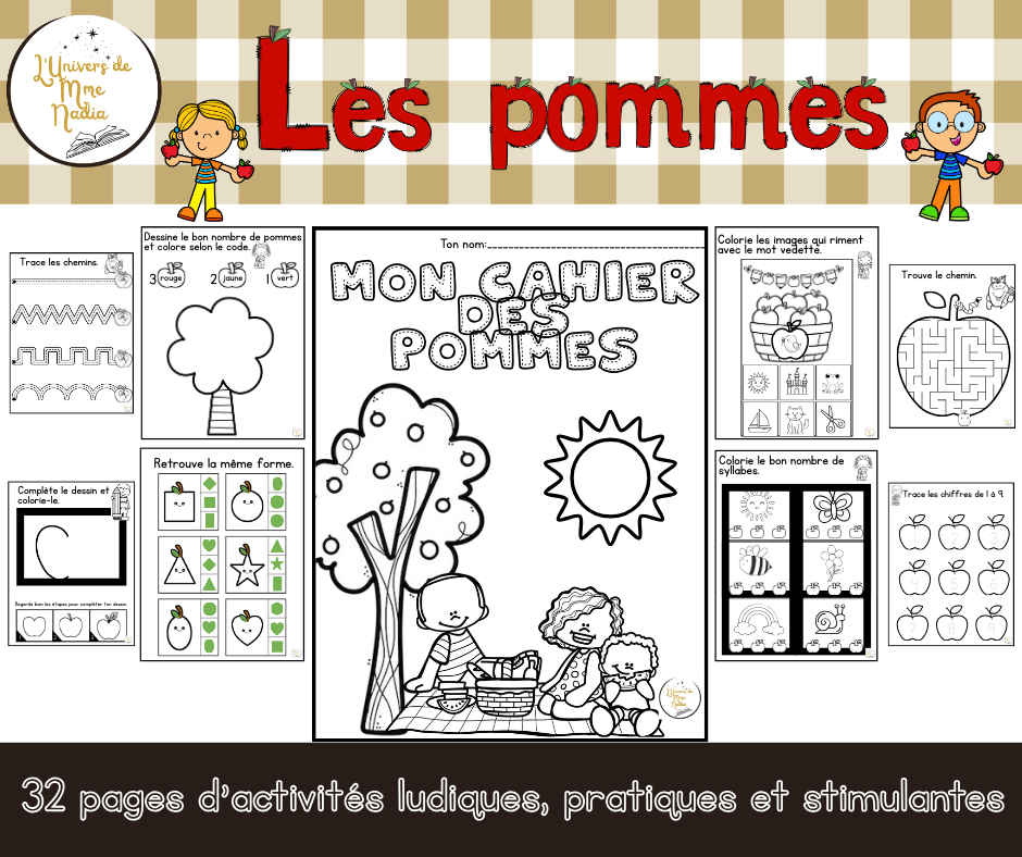 Mon cahier des pommes